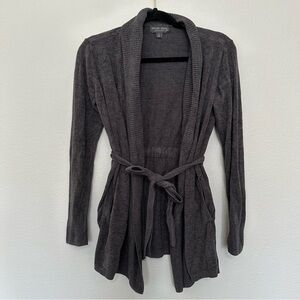 Barefoot dreams rib cardigan in gray size s small women’s